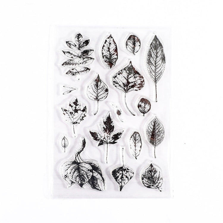 5 PCS Vintage Botanical Arrangement Handbook Clear Silicone Stamp(Falling leaves) - Handbook Decorative Stickers by PMC TechLife | Online Shopping South Africa | PMC TechLife
