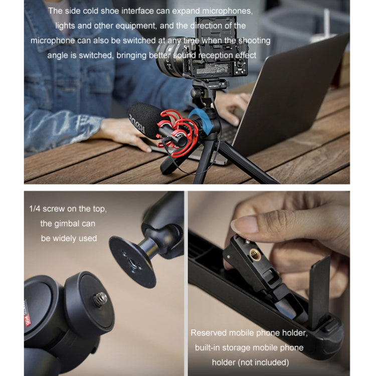 PGYTECH Camera Mobile Phone Desktop Pan Tilt Handheld Tripod, Specification: Remote Control Set - free shipping - PMC TechLife - Order now!