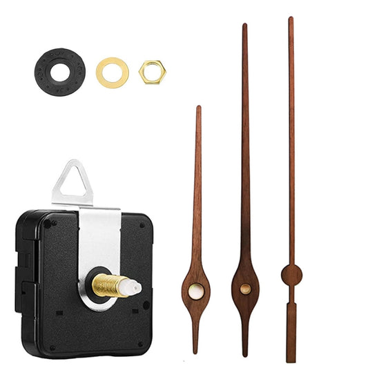 Quartz Clock Dial Repair Kit DIY Wall Clock Parts,Spec: Movement+S03 Wooden Needle - DIY Clocks by PMC Jewellery | Online Shopping South Africa | PMC Jewellery | Buy Now Pay Later Mobicred