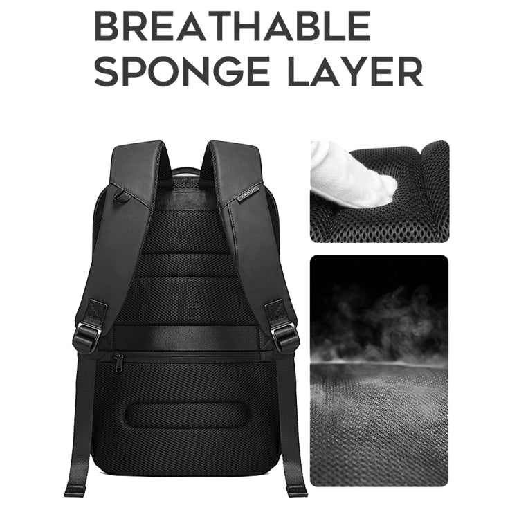 BANGE  BG-7216plus Antitheft Waterproof Travel Men Backpack 15.6 Inch Laptop Bag(Black) - free shipping - PMC TechLife - Order now!