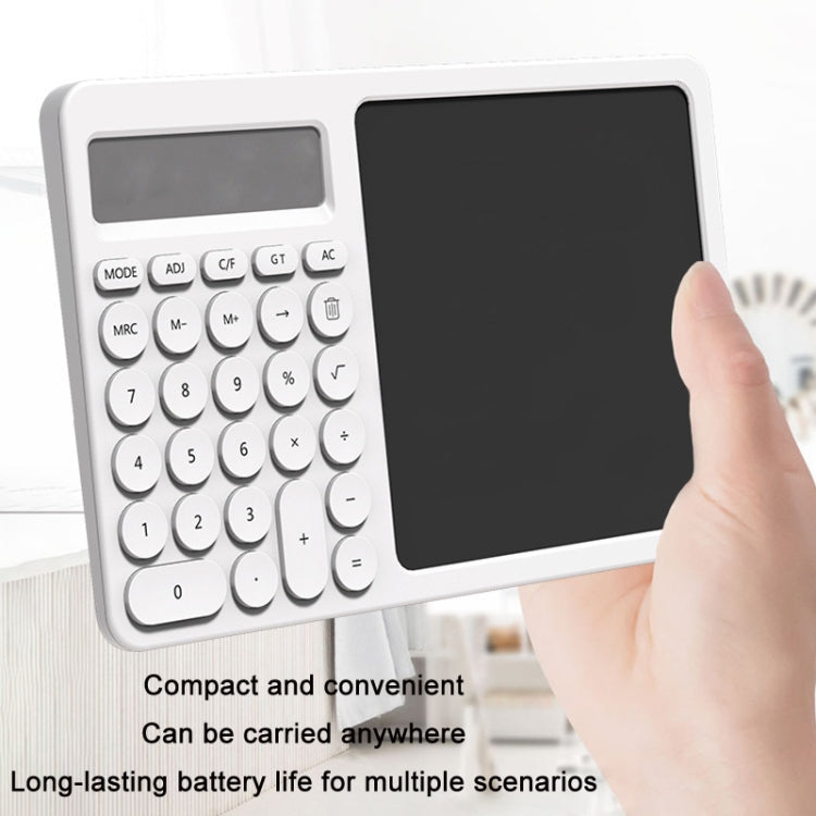 Office Calculator LCD Handwriting Board With Stand(White) -  by PMC TechLife | Online Shopping South Africa | PMC TechLife | Buy Now Pay Later Mobicred