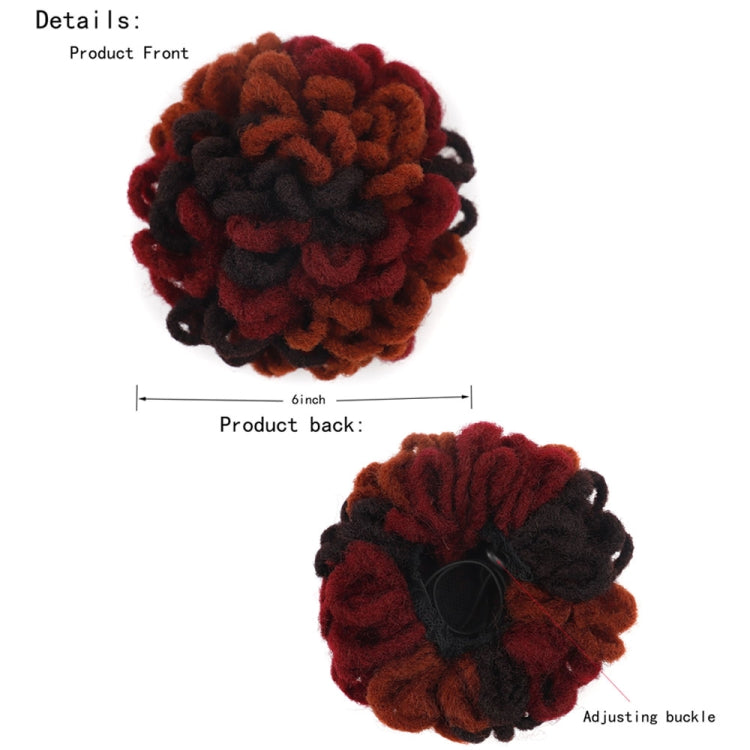 LSFBZB Drawstring Dreadlocks Wig Caterpillar Dreadlock Shaggy Hair Bun, Spec: 27 - free shipping - PMC TechLife - Order now!