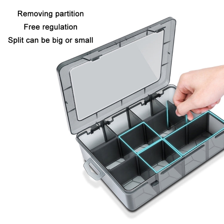 Multi-Compartment Sorted Electronic Parts Organiser, Specifications: 9 Grid - free shipping - PMC TechLife - Order now!