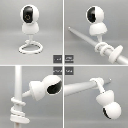 Flexible Twist Mount for Most Cameras with 1/4 Turnbuckles(White) - Mounting Bracket by PMC Jewellery | Online Shopping South Africa | PMC Jewellery