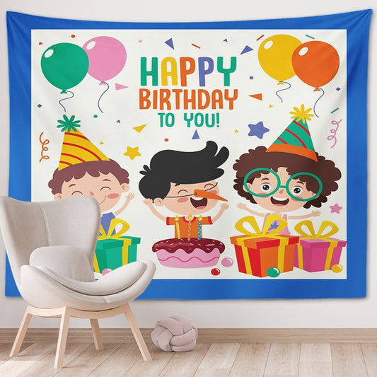 Happy Birthday Photo Backdrop Party Decoration Tapestry, Size: 200x150cm(GT56-4) - Cartoon by PMC Jewellery | Online Shopping South Africa | PMC Jewellery | Buy Now Pay Later Mobicred