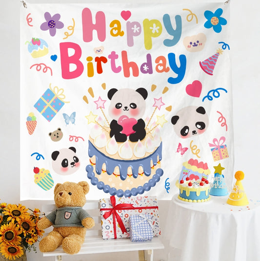 Birthday Layout Hanging Cloth Children Photo Wall Cloth, Size: 150x200cm Velvet(5) - Cartoon by PMC Jewellery | Online Shopping South Africa | PMC Jewellery | Buy Now Pay Later Mobicred