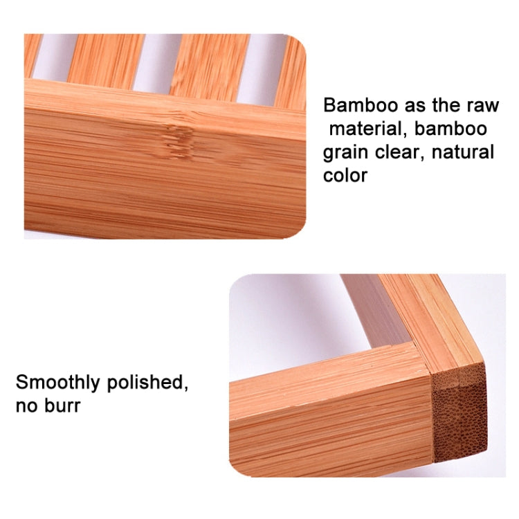 Bamboo Non-slip Bathtub Shelf Multifunctional Soaking Shelf, Color: White - Shelves by PMC TechLife | Online Shopping South Africa | PMC TechLife