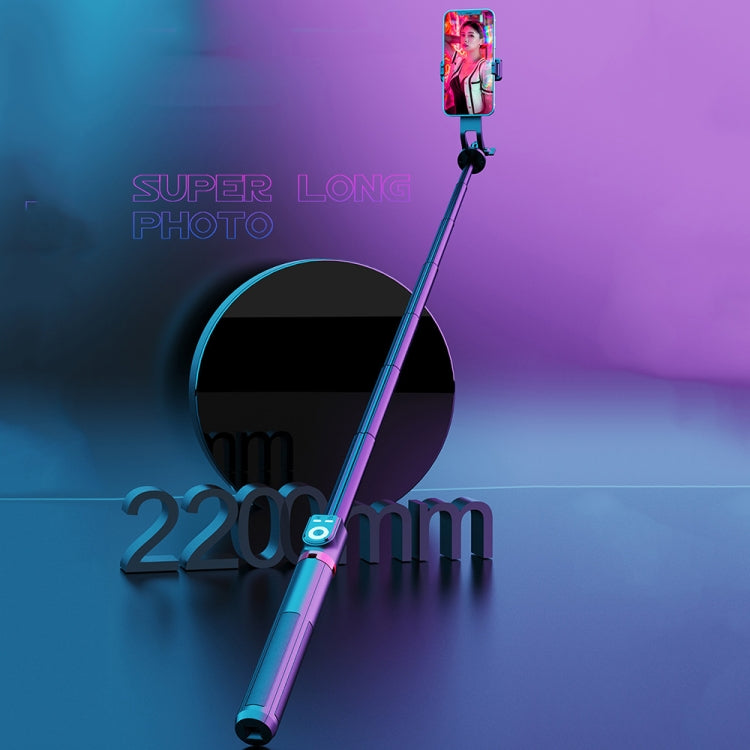 360-degree Rotating Foldable Bluetooth Selfie Sticks Live Stand, Spec: P220 TK (Single Clip) - Selfie Sticks by PMC TechLife | Online Shopping South Africa | PMC TechLife | Buy Now Pay Later Mobicred