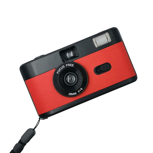 R2-FILM Retro Manual Reusable Film Camera for Children without Film(Black+Red) - Children Cameras by PMC Jewellery | Online Shopping South Africa | PMC Jewellery | Buy Now Pay Later Mobicred