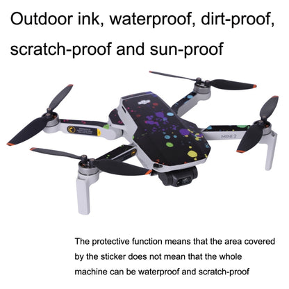 Sunnylife MM2-TZ452 For DJI Mini 2 Waterproof PVC Drone Body + Arm + Remote Control Decorative Protective Stickers Set(Carbon Pattern Black) - Stickers by Sunnylife | Online Shopping South Africa | PMC Jewellery | Buy Now Pay Later Mobicred