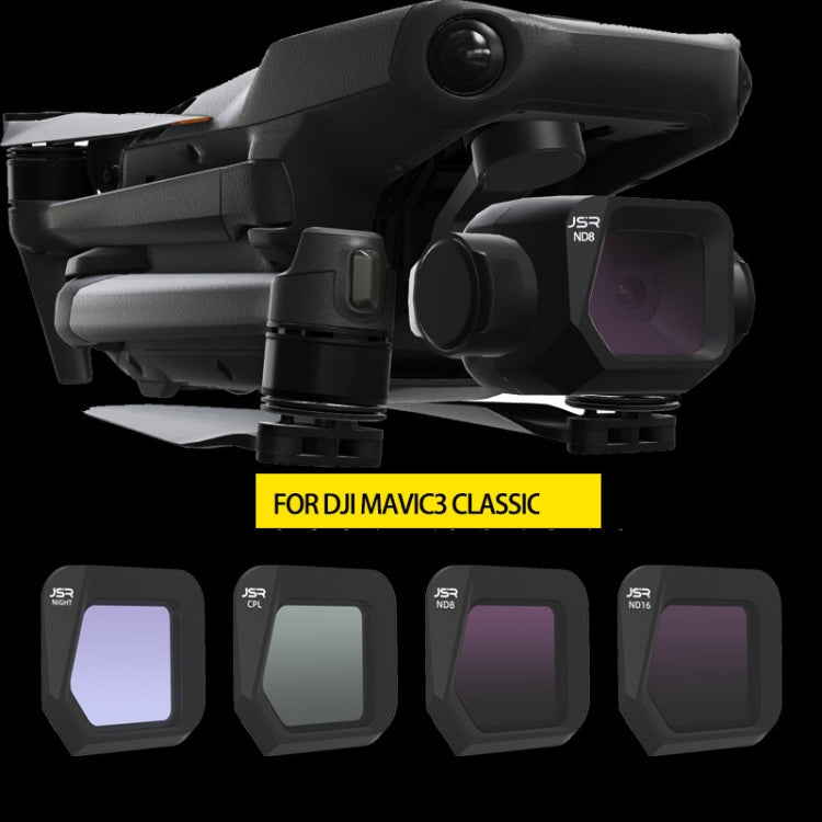JSR JSR-1008 For DJI Mavic 3 Classic Youth Edition Drone Filter, Style: ND256 - Mavic Lens Filter by JSR | Online Shopping South Africa | PMC Jewellery | Buy Now Pay Later Mobicred