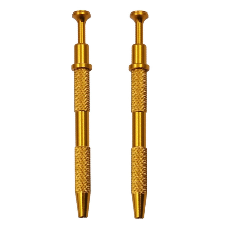 2pcs IC Chip Picker Electronic Component Parts Picker Capacitor IC Grabber Clips(Gold) - Auxiliary Clamp Clip by PMC TechLife | Online Shopping South Africa | PMC TechLife | Buy Now Pay Later Mobicred