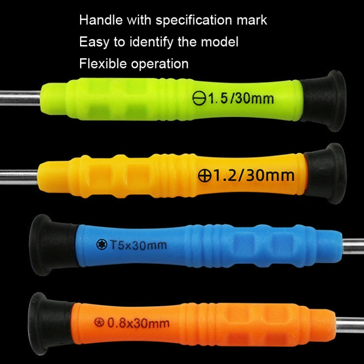 20pcs Mini Screwdriver Anti-Slip Mobile Phone Disassembly Maintenance Tools, Series: T6 - Screwdriver by PMC TechLife | Online Shopping South Africa | PMC TechLife