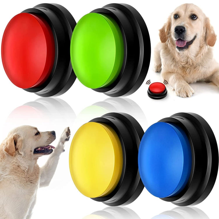 Pet Communication Button Dog Vocal Box Recording Vocalizer, Style: Recording Model(Green) - Training Aids by PMC Jewellery | Online Shopping South Africa | PMC Jewellery | Buy Now Pay Later Mobicred