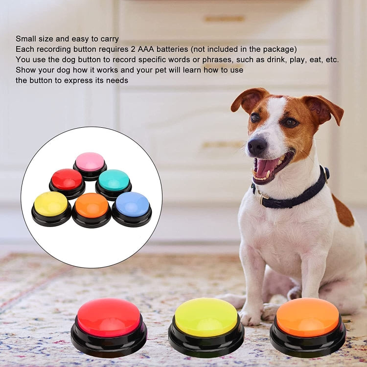 Pet Communication Button Dog Vocal Box Recording Vocalizer, Style: Recording Model(Purple) - Training Aids by PMC Jewellery | Online Shopping South Africa | PMC Jewellery | Buy Now Pay Later Mobicred