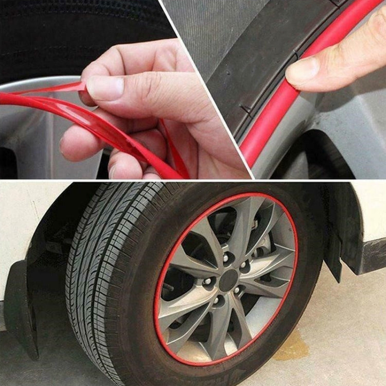 8m/roll Car Wheel General Sticker Modified Protection Sticker Anti-collision Strip(Purple) - Decorative Strip by PMC TechLife | Online Shopping South Africa | PMC TechLife | Buy Now Pay Later Mobicred