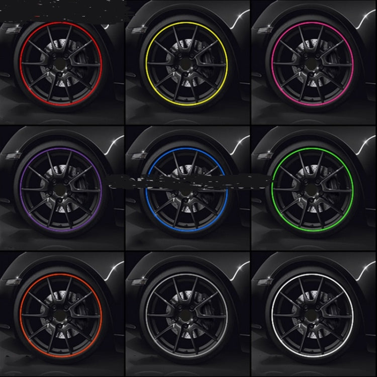 8m/roll Car Wheel General Sticker Modified Protection Sticker Anti-collision Strip(Purple) - Decorative Strip by PMC TechLife | Online Shopping South Africa | PMC TechLife | Buy Now Pay Later Mobicred