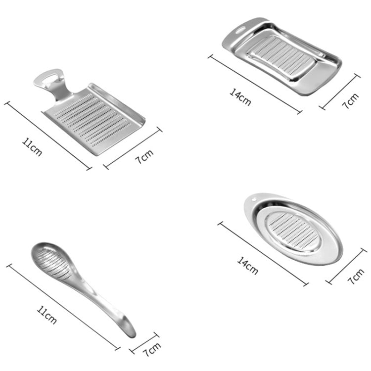 KS1001 Thicken Stainless Steel Ginger Garlic Vegetable Puree Grinder, Specification: Square - Stirrer & Squeezer by PMC TechLife | Online Shopping South Africa | PMC TechLife | Buy Now Pay Later Mobicred