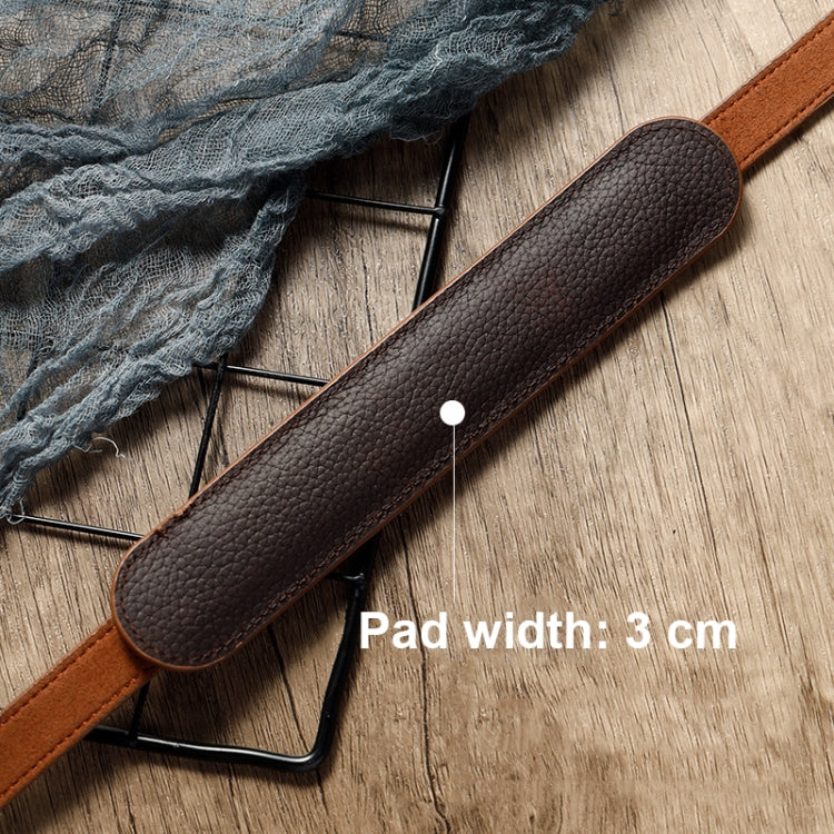 Outdoor Photography Cowhide Leather Camera Shoulder Hanging Neck Winding Strap, Spec: Top-layer (Coffee) - Camera Strap by PMC TechLife | Online Shopping South Africa | PMC TechLife | Buy Now Pay Later Mobicred