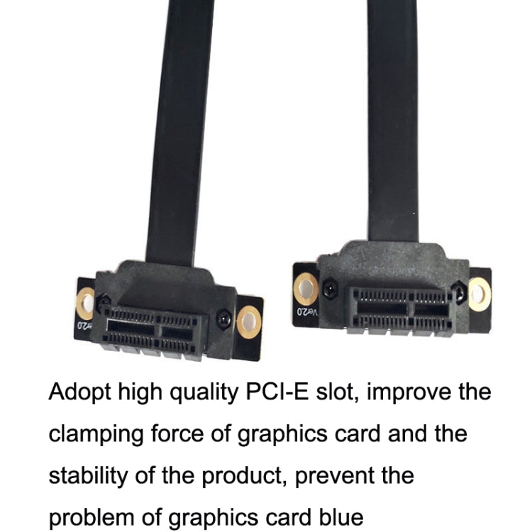 PCI-E 3.0 1X 90 Degrees Graphics Card / Wireless Network Card Extension Cable, Cable Length: 30cm - free shipping - PMC TechLife - Order now!