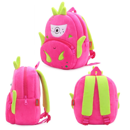 Vegetable Fruit Series Cartoon Plush Kids Backpack Children School Bags(Cactus) - Kids Bags by PMC Jewellery | Online Shopping South Africa | PMC Jewellery