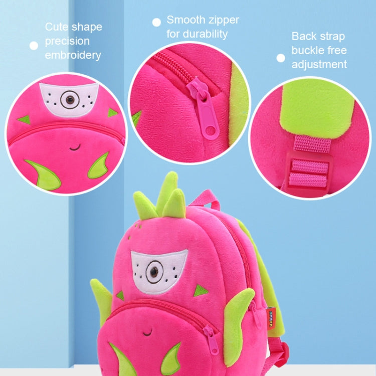 Vegetable Fruit Series Cartoon Plush Kids Backpack Children School Bags(Cactus) - Kids Bags by PMC Jewellery | Online Shopping South Africa | PMC Jewellery