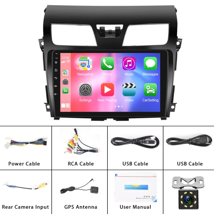 For Nissan Teana 13-16 10.1-Inch Reversing Video Large Screen Car MP5 Player, Style: WiFi Edition 1+32G(Standard+12 Lights Camera) - Car MP3 & MP4 & MP5 by PMC Jewellery | Online Shopping South Africa | PMC Jewellery | Buy Now Pay Later Mobicred