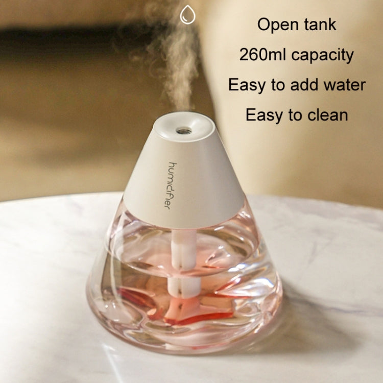 Household Desktop Mini Volcano Humidifier Air Purifier(White) - free shipping - PMC TechLife - Order now!