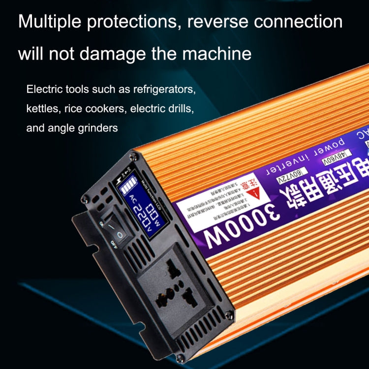 XINBOKE Universal Positive Wave Car Inverter Home Solar Inverter 12V/24V 1500W To 220V 700W - Modified Square Wave by PMC Jewellery | Online Shopping South Africa | PMC Jewellery | Buy Now Pay Later Mobicred