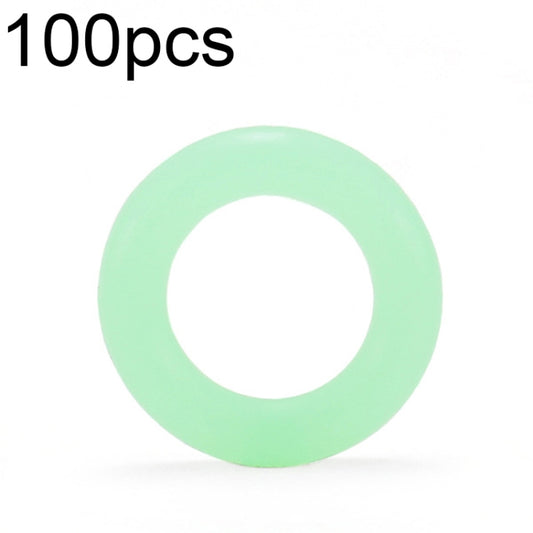 100pcs Outdoor Camping Nail Luminous Circle Multifunctional Silicone Reflective Warning Ring(Luminous) - Tents & Accessories by PMC Jewellery | Online Shopping South Africa | PMC Jewellery