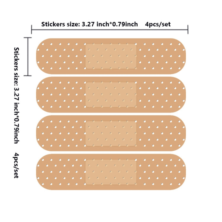 5sets Laptop Car Scratch Repair Band-Aid PVC Sticker(4pcs/set) - Screen & Keyboard Cover by PMC TechLife | Online Shopping South Africa | PMC TechLife | Buy Now Pay Later Mobicred