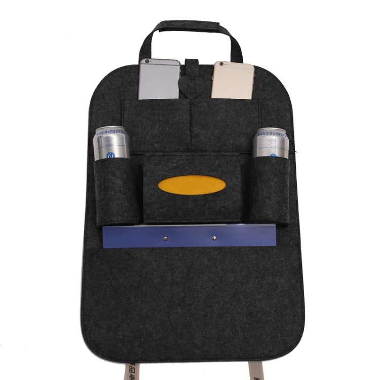 Car Multifunctional Seat Back Storage Hanging Bag, Size: 40x56cm(Dark Gray) - Stowing Tidying by PMC Jewellery | Online Shopping South Africa | PMC Jewellery | Buy Now Pay Later Mobicred