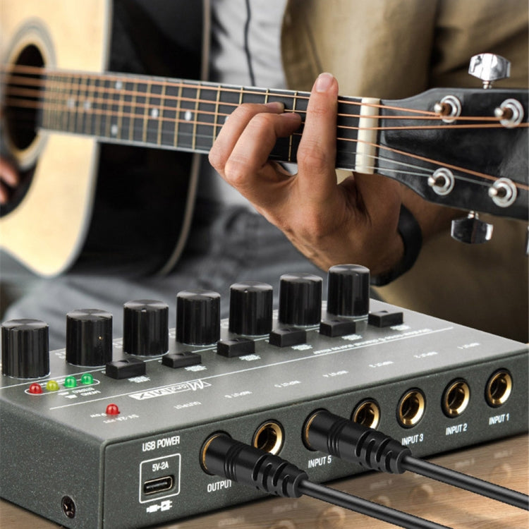 8 Way Mixer With Single Channel Stereo Switching Mini Signal Hybrid Small Audio - Live Sound Effects Processors by PMC TechLife | Online Shopping South Africa | PMC TechLife | Buy Now Pay Later Mobicred