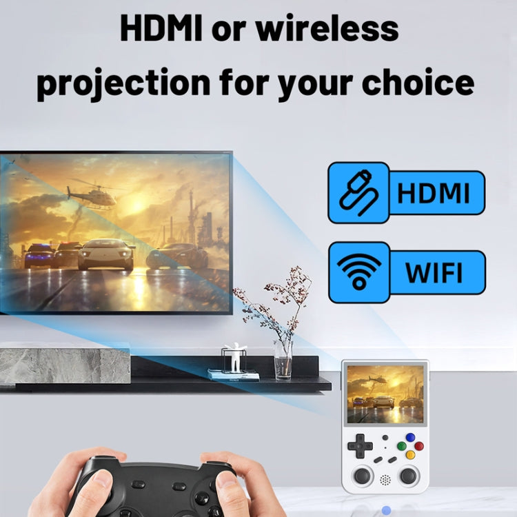 ANBERNIC RG353V  3.5 Inch Wireless Game Box Android 11 Linux OS Handheld Game Console 128G 25,000 Games(Transparent Purple) - free shipping - PMC TechLife - Order now!
