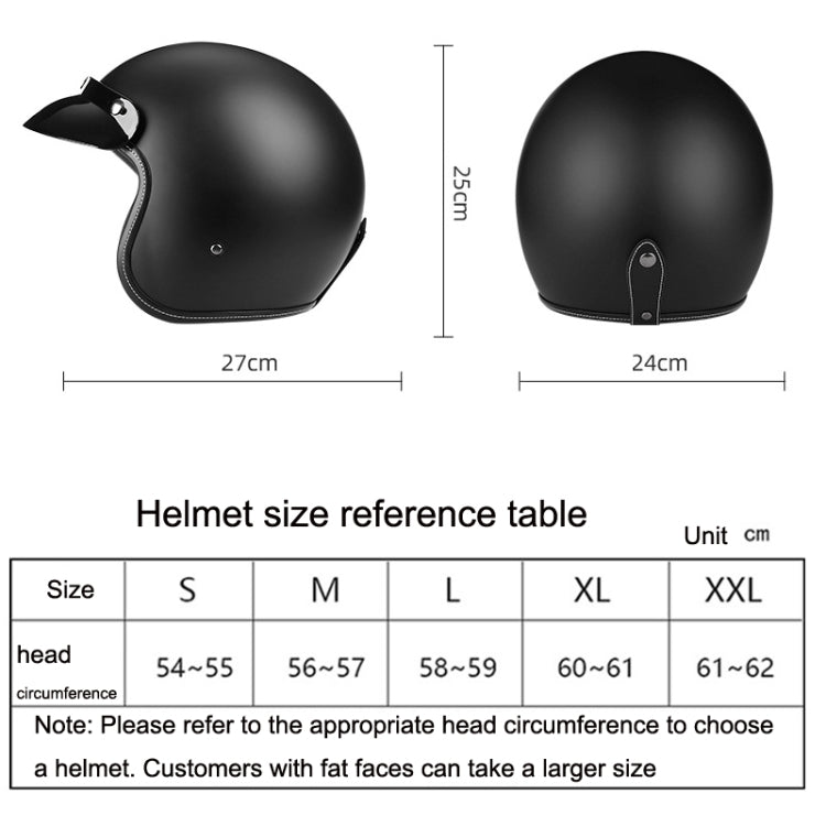 BYB 701 All Seasons Retro Motorcycle Helmet, Size: XXL(Bright White) - Helmets by BYB | Online Shopping South Africa | PMC TechLife | Buy Now Pay Later Mobicred
