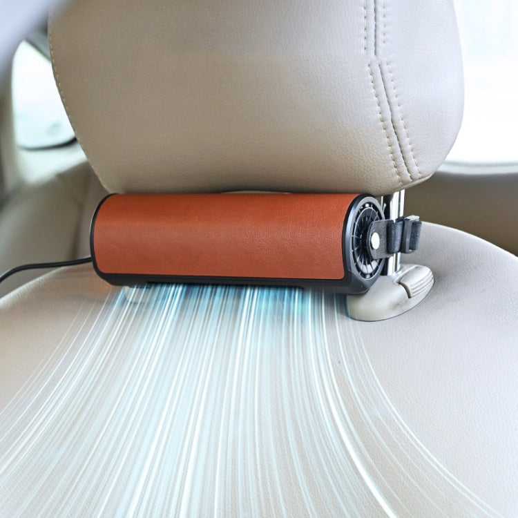 CF01 USB Interface Car Seat Fan Adjustable Wind Speed Desktop Small Fan(Red) - Heating & Fans by PMC TechLife | Online Shopping South Africa | PMC TechLife | Buy Now Pay Later Mobicred