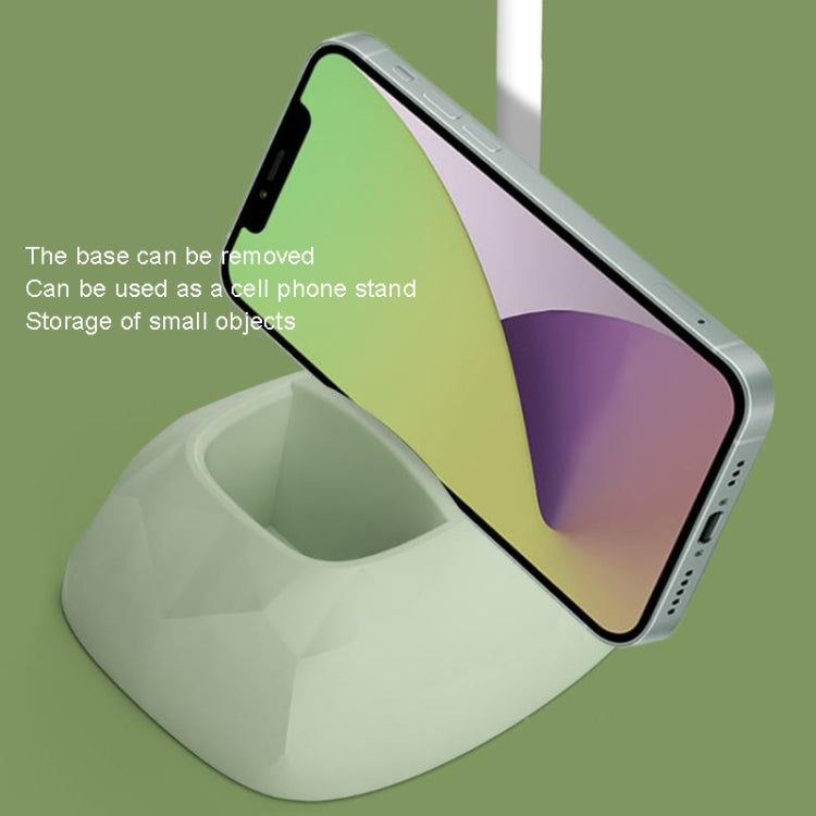Base Removable Diamond Desk Lamp USB Charging 3-speed Color Temperature Night Light(301-3 Purple) - Desk Lamps by PMC TechLife | Online Shopping South Africa | PMC TechLife | Buy Now Pay Later Mobicred