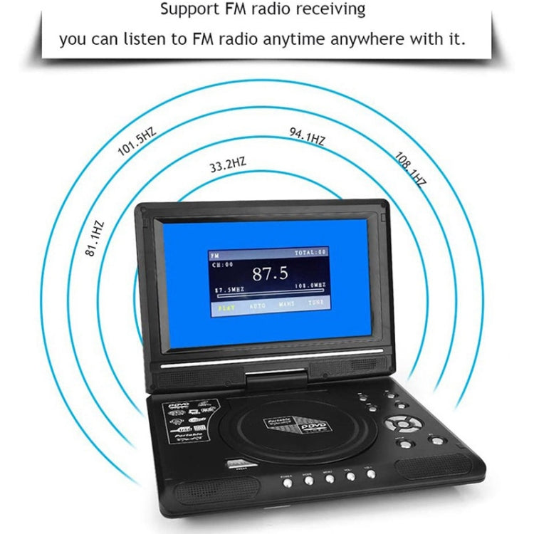 8.5 Inch LCD Screen Portable EVD Multimedia Player Play-watching Machine(US Plug) - DVD & LCD Player by PMC TechLife | Online Shopping South Africa | PMC TechLife | Buy Now Pay Later Mobicred