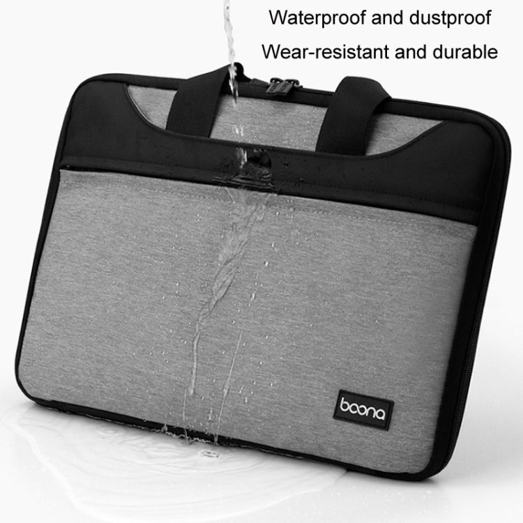 Baona BN-I003 Oxford Cloth Full Open Portable Waterproof Laptop Bag, Size: 11/12 inches(Black+Power Bag) - 10 - 11 inch by Baona | Online Shopping South Africa | PMC Jewellery | Buy Now Pay Later Mobicred