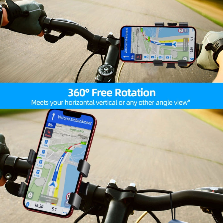 Outdoor Cycling Simple Installation Mobile Phone Holder(Black) - Holder by PMC TechLife | Online Shopping South Africa | PMC TechLife | Buy Now Pay Later Mobicred