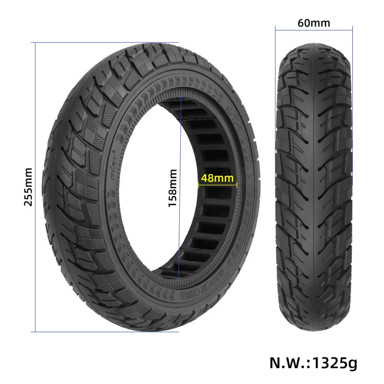 For Ninebot Max G30 10 X 2.5 Inch  (60/70-6.5) Scooter Solid Rubber Tire Black - Accessories & Parts by PMC Jewellery | Online Shopping South Africa | PMC Jewellery