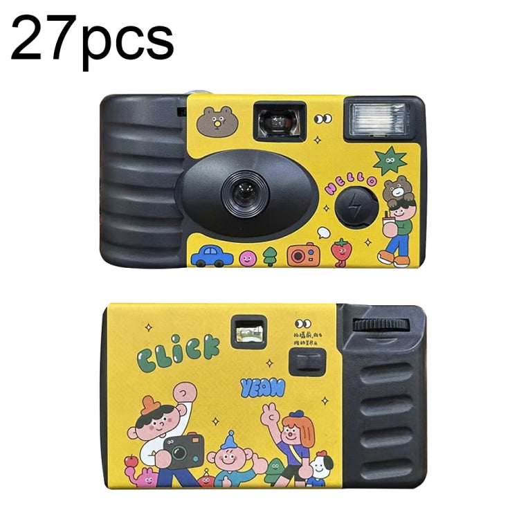 27pcs Click Retro Film Camera Waterproof Cartoon Decorative Stickers without Camera - Children Cameras by PMC Jewellery | Online Shopping South Africa | PMC Jewellery | Buy Now Pay Later Mobicred