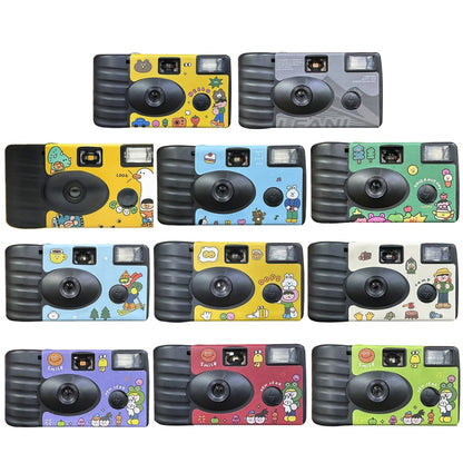 27pcs New Year Retro Film Camera Waterproof Cartoon Decorative Stickers without Camera - Children Cameras by PMC Jewellery | Online Shopping South Africa | PMC Jewellery | Buy Now Pay Later Mobicred