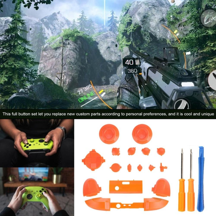 For Xbox Series X Controller Thumbstick LB RB Bumpers Trigger Buttons With Screwdriver Accessories(Black) - XBOX Spare Parts by PMC TechLife | Online Shopping South Africa | PMC TechLife