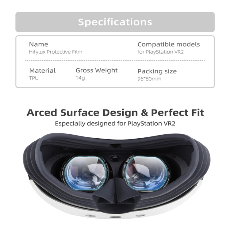 For PlayStation VR2 Hifylux PS-FF29 Lens Protective Film Set HD Scratch-Proof TPU Soft Film(As Show) - VR Accessories by PMC TechLife | Online Shopping South Africa | PMC TechLife | Buy Now Pay Later Mobicred