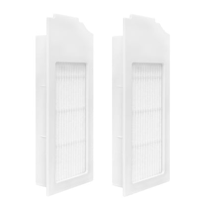 2pcs White Filter For Ecovacs X1 Onmi / X1 Turbo Vacuum Cleaner Accessories - Other Accessories by PMC Jewellery | Online Shopping South Africa | PMC Jewellery