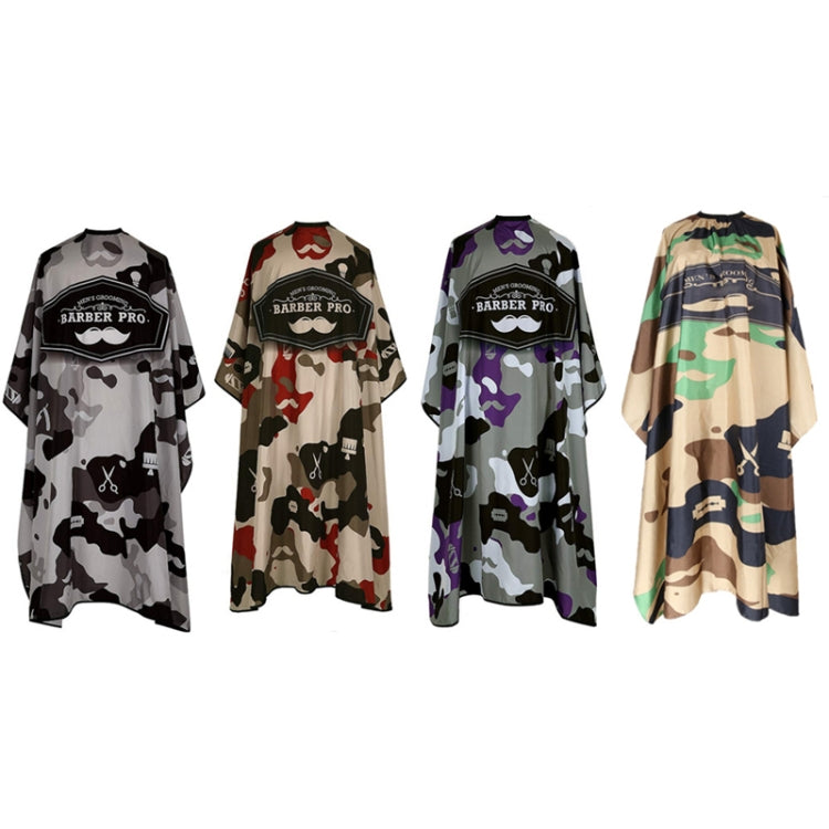 Scissor Beard Print Barber Post Barber Haircut Cape Wrap(Black) - free shipping - PMC TechLife - Order now!