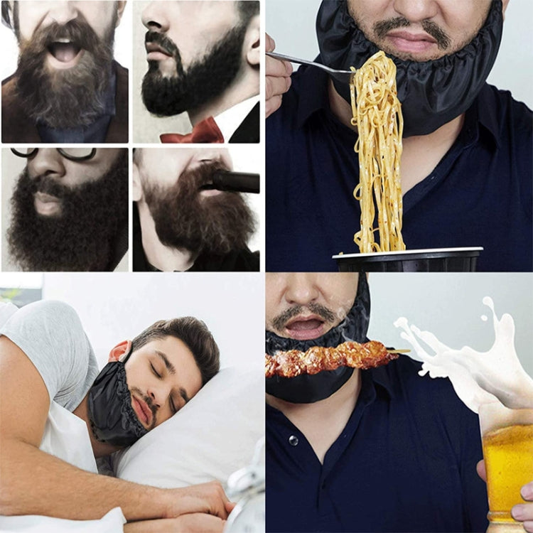 Men Beard Cover Oil and Stain Resistant Beard Pouch(Black) - free shipping - PMC TechLife - Order now!