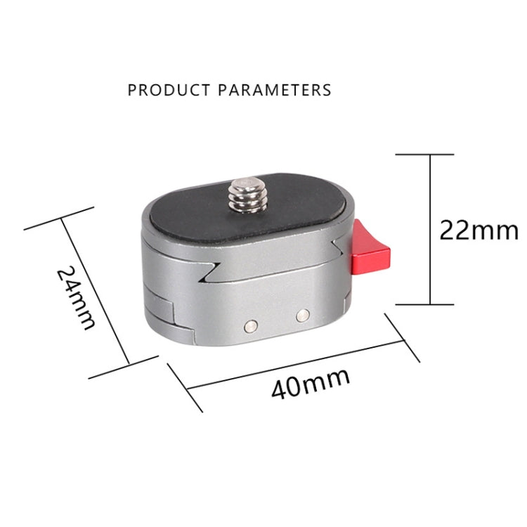 Z056 Mini Gimbal Quick Release Plate Clamp for DSLR Camera Camcorder Tripod Monopod - Quick Release Plate by PMC TechLife | Online Shopping South Africa | PMC TechLife | Buy Now Pay Later Mobicred