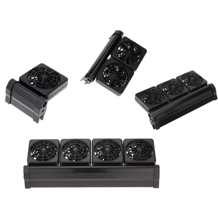 Fish Tank Cooling Fan Cooling Silent Aquarium Fan, Specification: 2 Head UK Plug - Fish Tanks & Accessories by PMC TechLife | Online Shopping South Africa | PMC TechLife | Buy Now Pay Later Mobicred